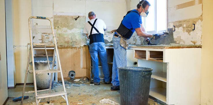 Kitchen Cabinet Demolition